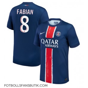 Paris Saint-Germain Fabian Ruiz #8 Replika Hemmatröja 2024-25 Kortärmad